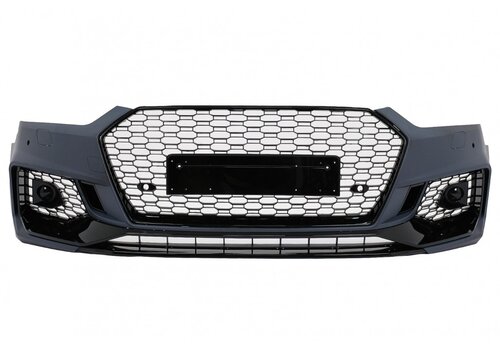 OEM Line ® RS5 Look Frontstoßstange + Finne für Audi A5 B9 F5