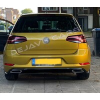 R line Look Diffusor für Volkswagen Golf 7 Facelift