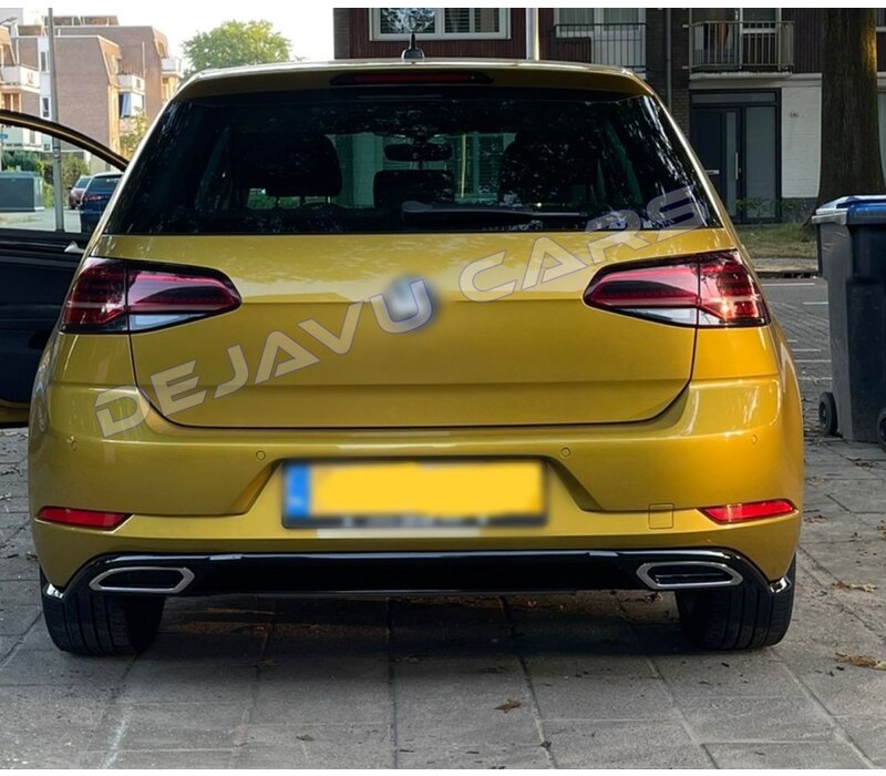 R line Look Diffuser voor Volkswagen Golf 7 Facelift