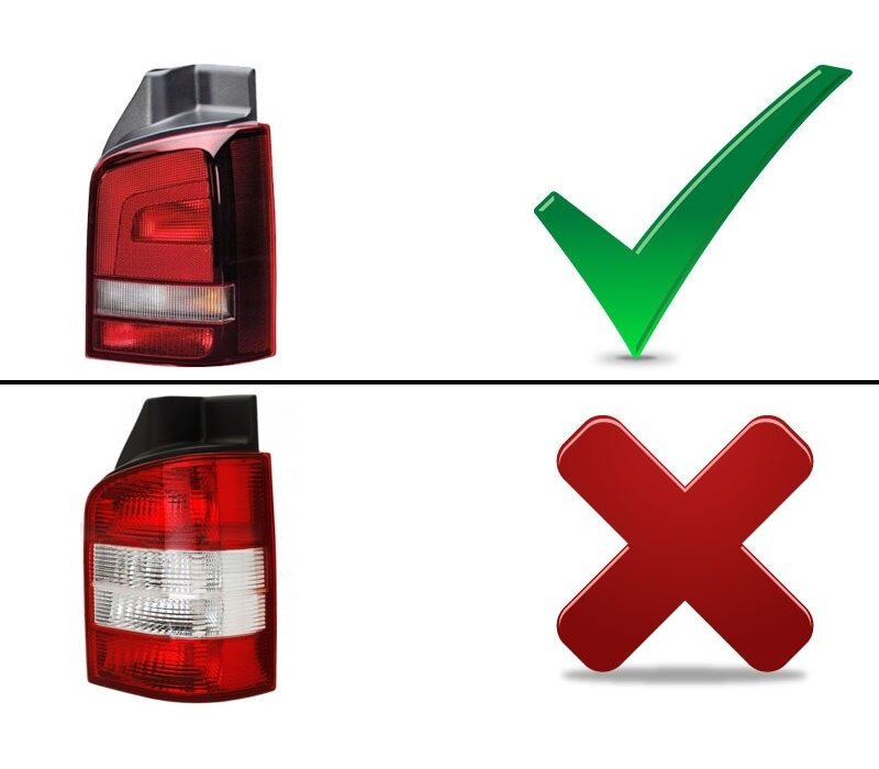 T6.1 Look Dynamic LED Tail Lights for Volkswagen Transporter T5.1