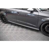 Side skirts Diffuser for Audi S3 8V / A3 8V S line Sportback