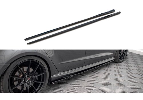 Maxton Design Side skirts Diffuser voor Audi S3 8V / A3 8V S line Sportback