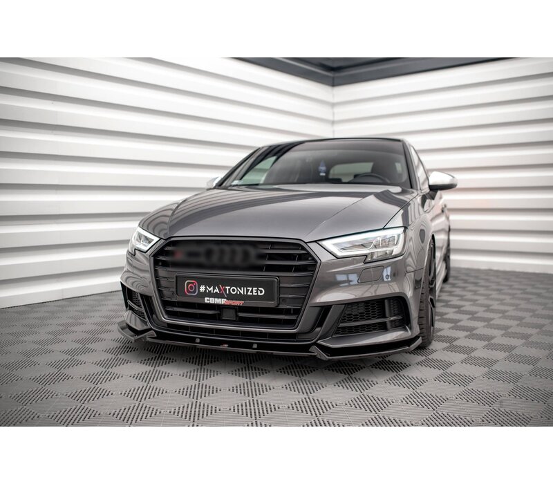 Front splitter V.1 für Audi S3 8V / A3 8V S line Facelift Sportback / Hatchback