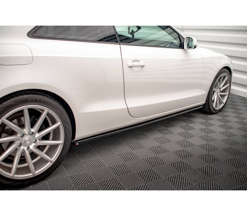 Side Skirts DiffuserV.2  for Audi A5 8T / S5 / S line Coupe / Cabrio