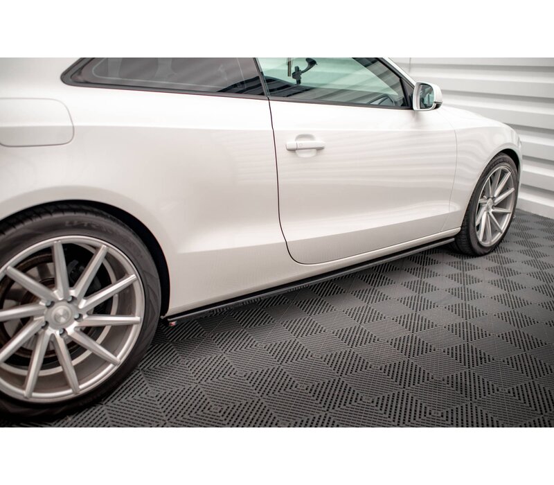 Side Skirts DiffuserV.2  für Audi A5 8T / S5 / S line Coupe / Cabrio