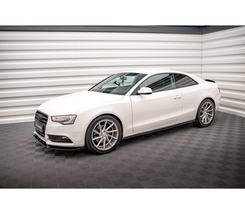 Side Skirts Diffuser V.2 voor Audi A5 8T / S5 / S line Coupe / Cabrio