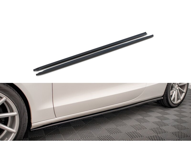 Side Skirts DiffuserV.2  für Audi A5 8T / S5 / S line Coupe / Cabrio