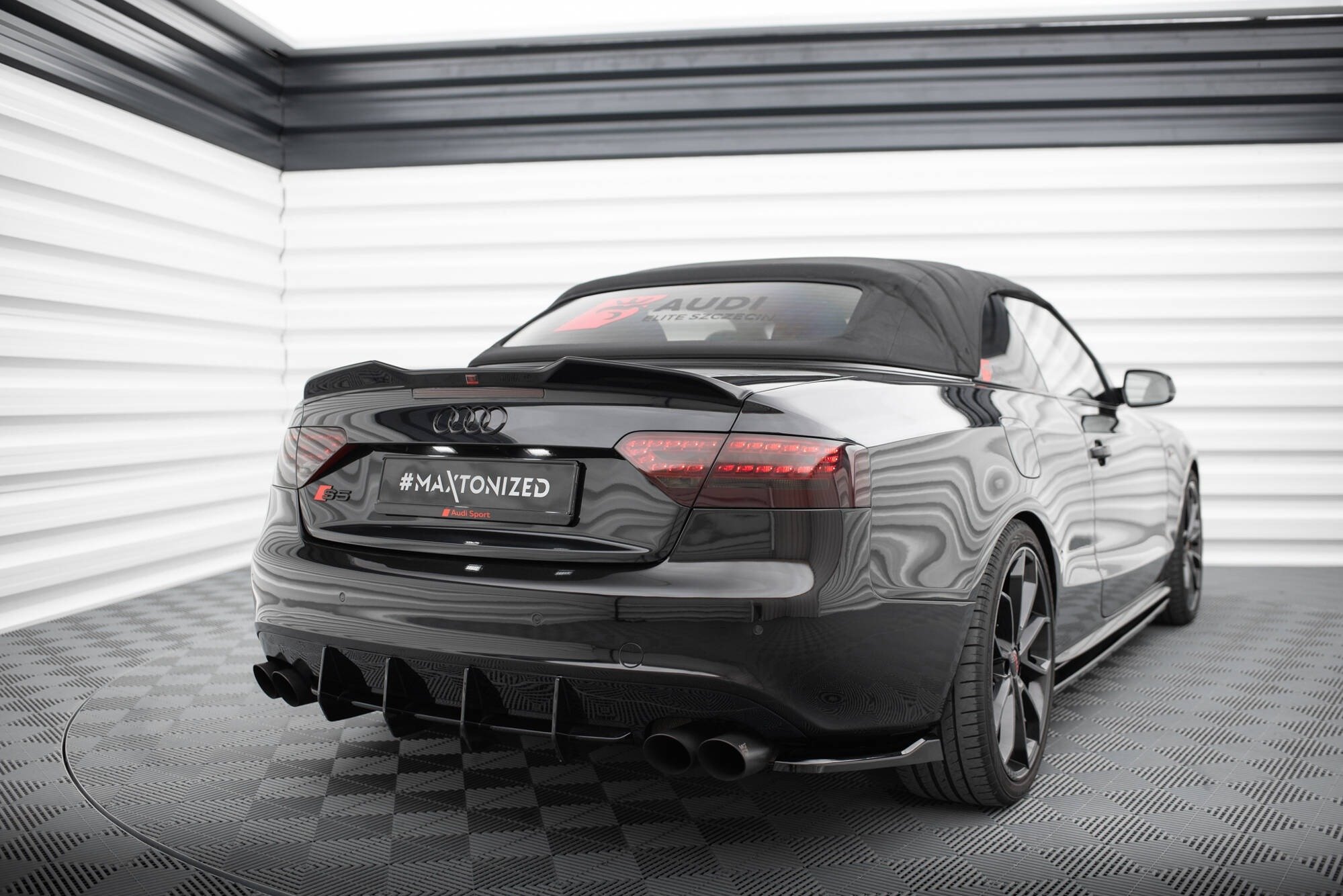 Tailgate spoiler 3D for Audi A5 B8 8T / S5 / S line Coupe / Cabrio 