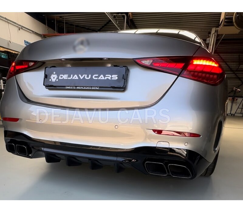 C63S AMG Look Diffuser voor Mercedes Benz C-Klasse W206 / S206