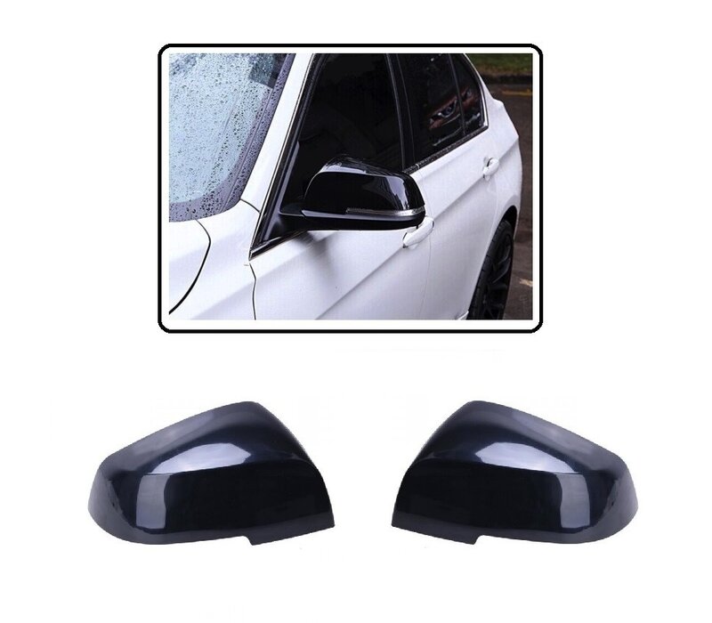 Gloss black mirror caps for BMW F20 F21 F22 F23 F87 F30 F31 F32 F33 F36 E84