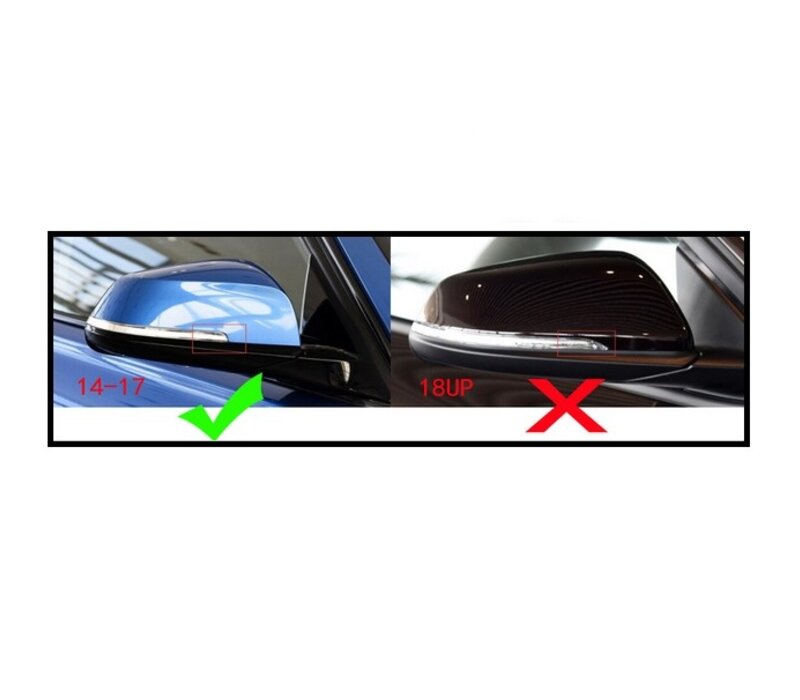 Gloss black mirror caps for BMW F20 F21 F22 F23 F87 F30 F31 F32 F33 F36 E84