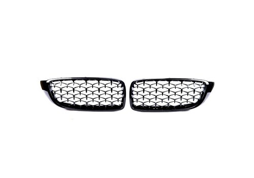 OEM Line ® Black Diamond Look Sport Front Grill for BMW 4 Series F32 F82 F33 F83 F36