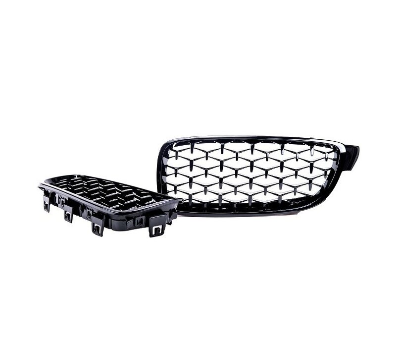 Pour BMW Série 4 F32 F33 F36 F82 Calandre Haricot Grille Noir Mat 2013-2017