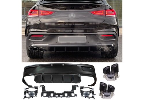 OEM Line ® GLE53 AMG Look Diffuser for Mercedes Benz GLE C167 Coupe