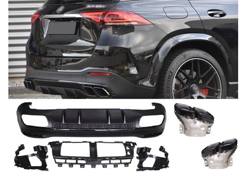 OEM Line ® GLE63 AMG Look Diffusor für Mercedes Benz GLE V167 SUV