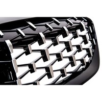 Black/Chrome Diamond Look Sport Front Grill voor BMW 3 Serie G20 / G21