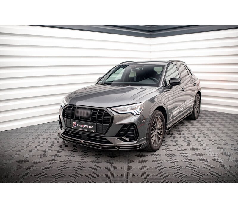 Front splitter V.4  for Audi Q3 F3 S line SUV/Sportback
