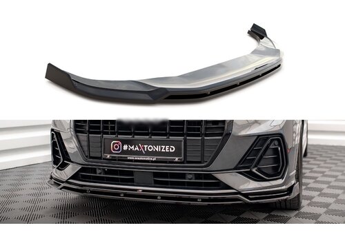 Maxton Design Front splitter V.2 voor Audi Q3 F3 S line