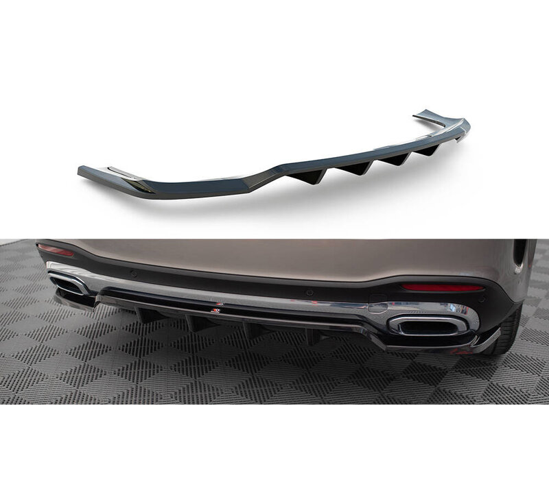 Central Rear Splitter voor Mercedes Benz GLE SUV V167 AMG Line