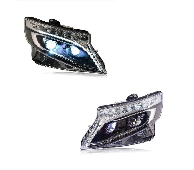 Full LED Headlights for Mercedes Benz V-Class W447 / Vito