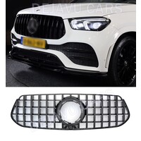 GT-R Panamericana Look Front Grill for Mercedes Benz GLE-Class W167 SUV /  COUPE C167