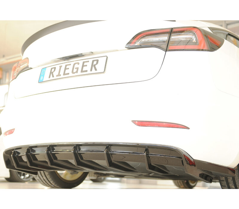 Aggressive Diffuser for Tesla 3