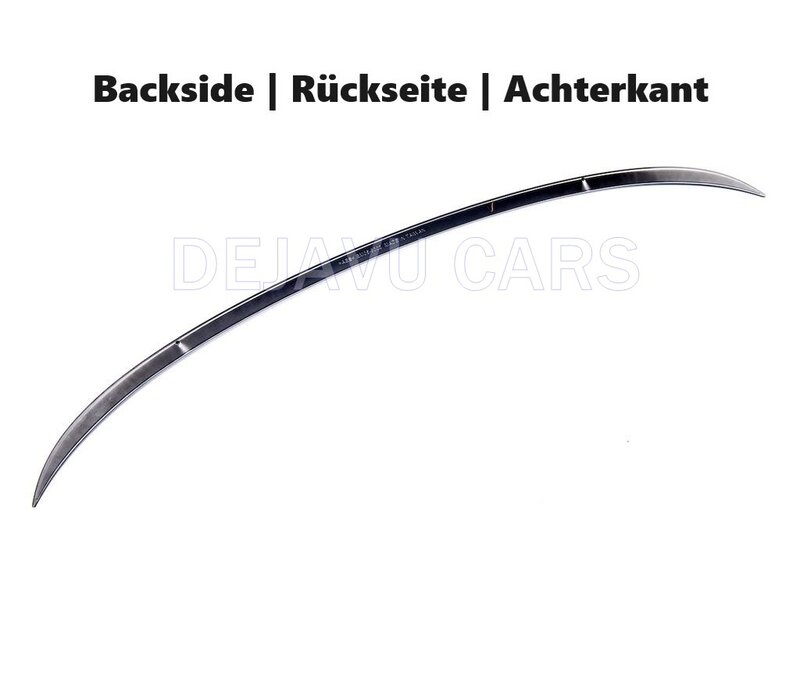 Sport Glans zwart Achterklep spoiler lip voor BMW 3 Serie E90 / M Pakket