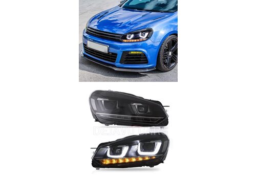 OEM Line ® Xenon Look U-LED Headlights for Volkswagen Golf 6