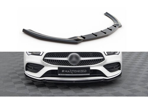 Maxton Design Front Splitter V.1 for Mercedes Benz CLA Class CLA35  AMG / W118 C118 X118 AMG Line