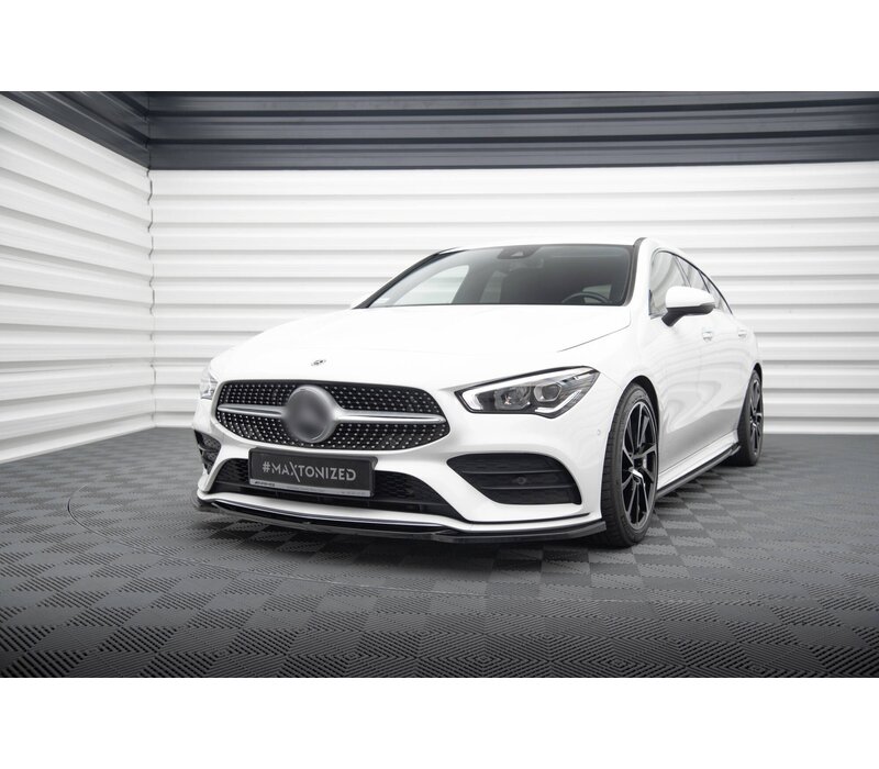 Front Splitter V.1 for Mercedes Benz CLA Class CLA35  AMG / W118 C118 X118 AMG Line