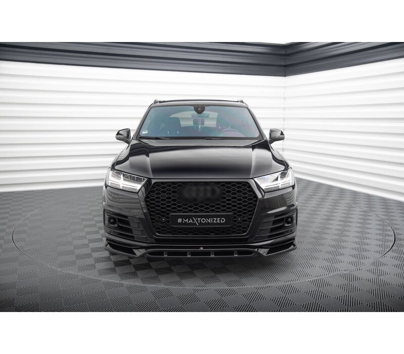 Front Splitter V.2 voor Audi SQ7 4M / Q7 4M S line