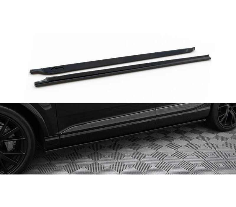 Side Skirts Diffuser V.2 for Audi SQ7 4M / Q7 4M S line