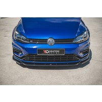 Front Splitter V.9 for Volkswagen Golf 7.5 R / R line Facelift