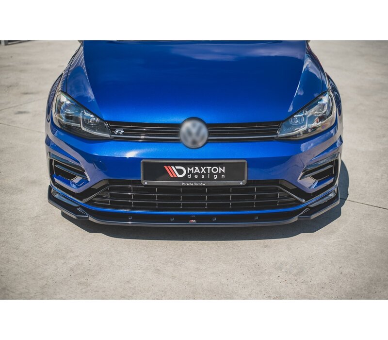 Front Splitter V.9 voor Volkswagen Golf 7.5 R / R line Facelift