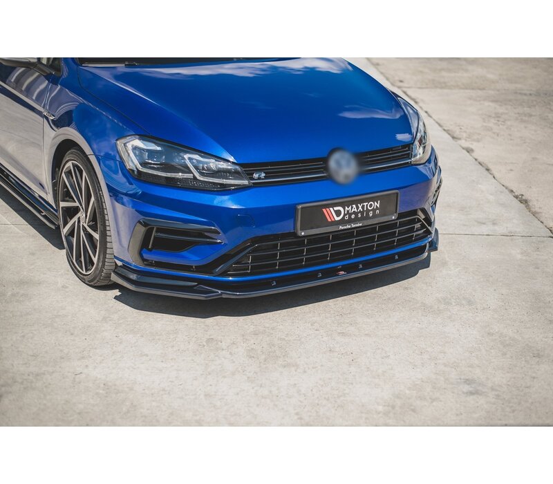 Front Splitter V.9 for Volkswagen Golf 7.5 R / R line Facelift