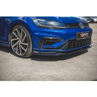 Front Splitter V.9 voor Volkswagen Golf 7.5 R / R line Facelift