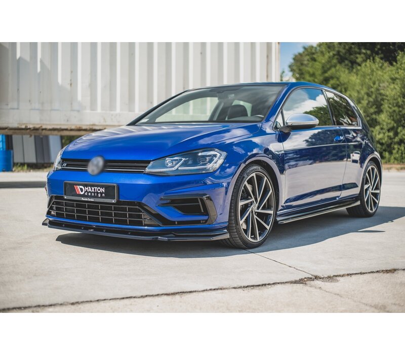 Front Splitter V.9 for Volkswagen Golf 7.5 R / R line Facelift