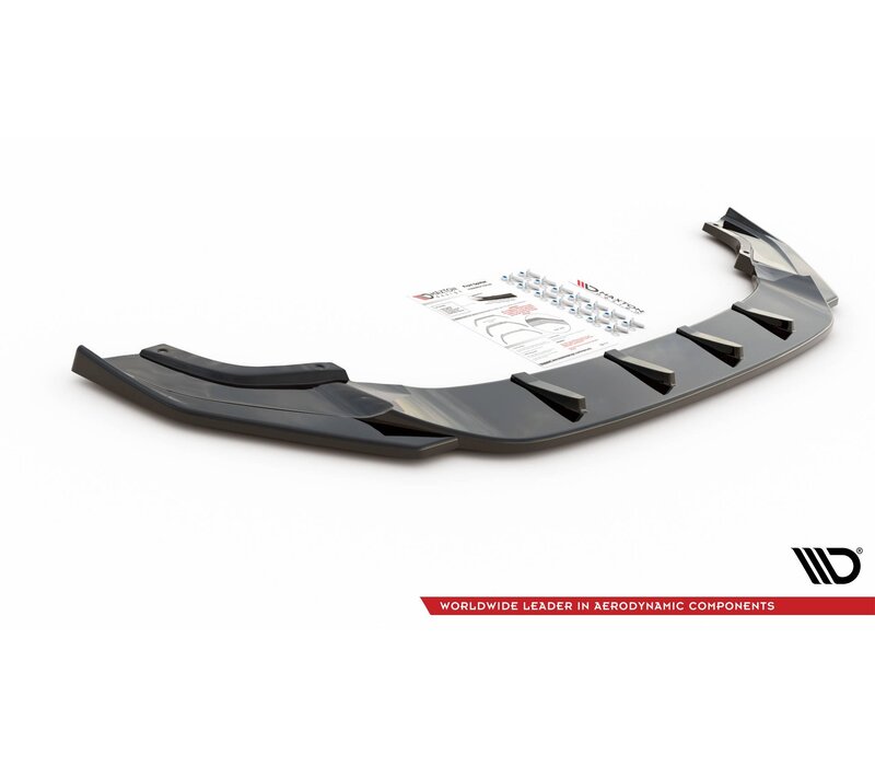 Front Splitter V.9 voor Volkswagen Golf 7.5 R / R line Facelift