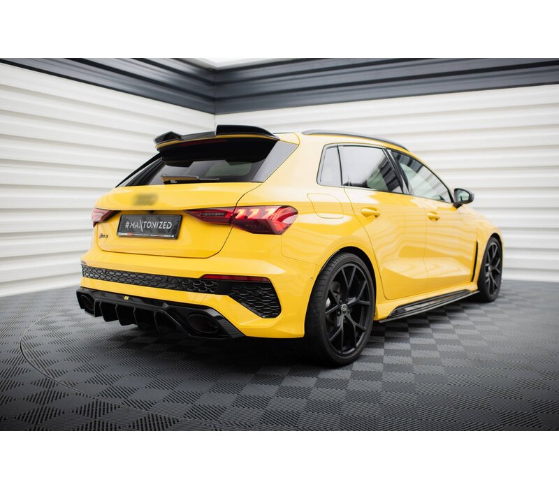 Roof Spoiler Extension 3D for Audi RS3 / S3 / A3 S line Sportback