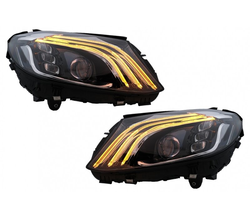 Volledig LED Koplampen voor Mercedes Benz C-Klasse W205