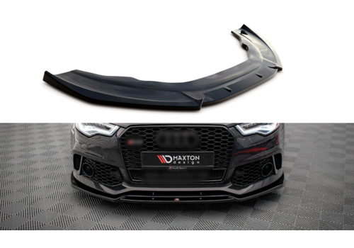 Maxton Design Front Splitter für Audi A6 C7 mit RS6 Look Frontstoßstange