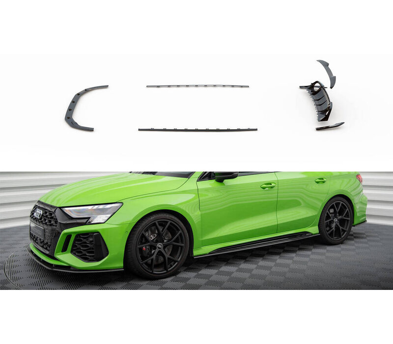 Maxton Carbon Splitters for Audi RS3 8Y Sedan