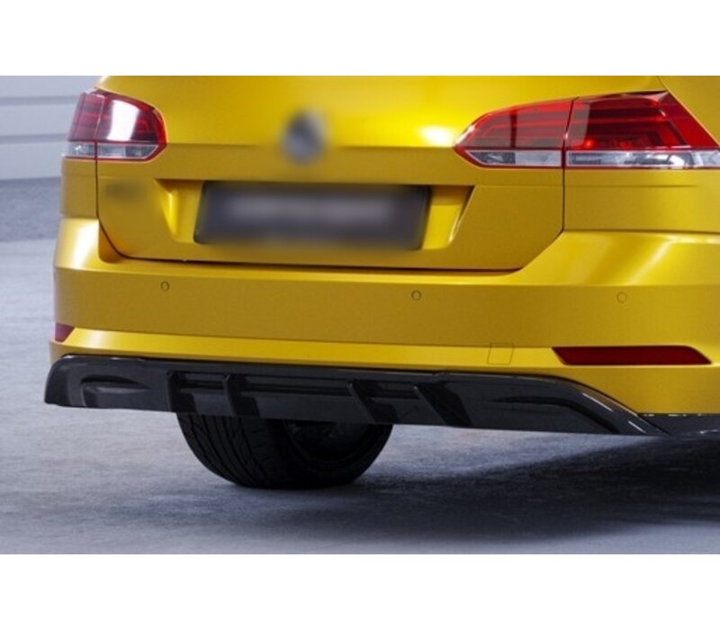 Aggressive Diffuser for Volkswagen Golf 7.5 Variant Facelift