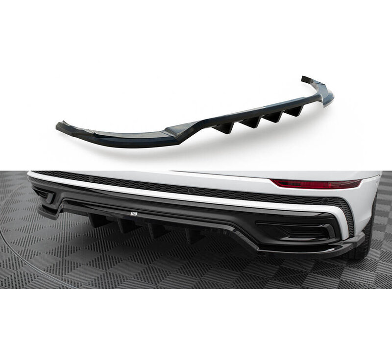 Central Rear Splitter for Audi Q8 S line