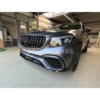 Facelift GLC 63 AMG Look Voorbumper voor Mercedes Benz GLC-Klasse C253 Coupe / X253 SUV