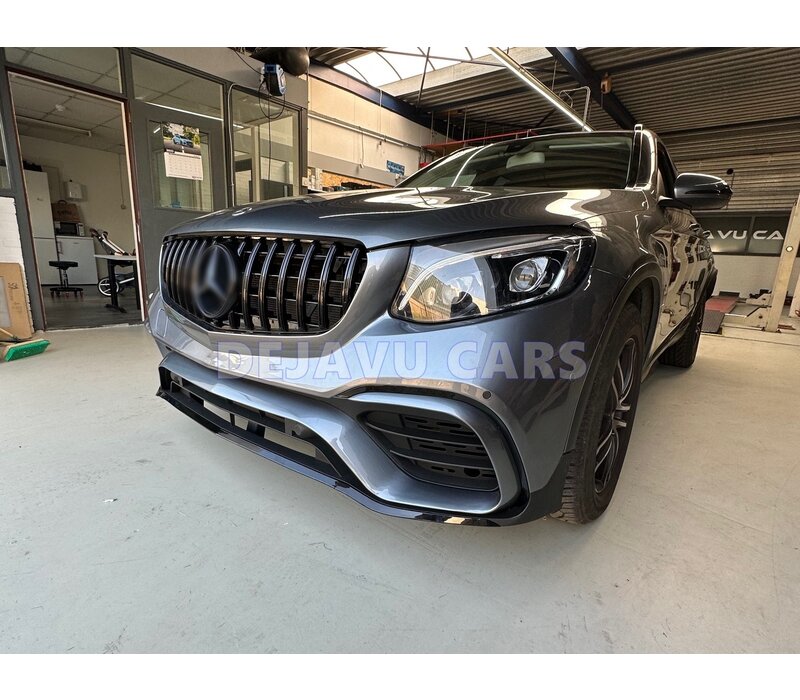 Facelift GLC 63 AMG Look vordere Stoßstange für Mercedes Benz GLC-Klasse C253 Coupe / X253 SUV