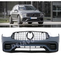 Facelift GLC 63 AMG Look Front bumper for Mercedes Benz GLC-Class C253 Coupe Facelift / X253 SUV Facelift