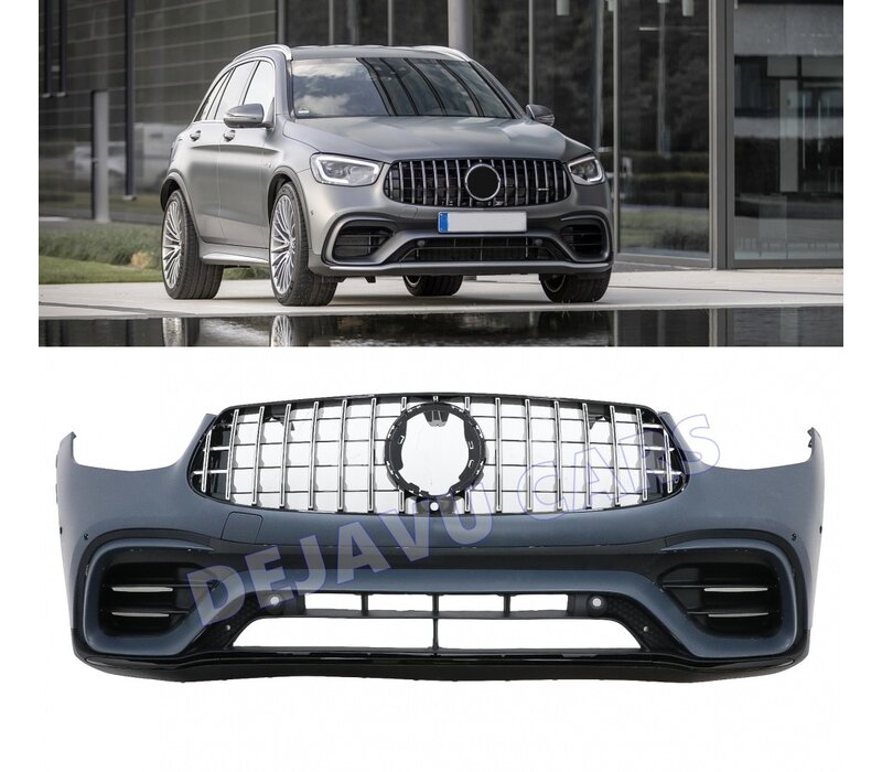 Facelift GLC 63 AMG Look Front bumper for Mercedes Benz GLC-Class C253 Coupe Facelift / X253 SUV Facelift