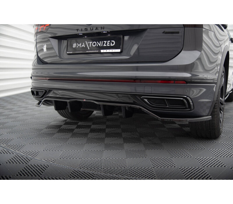 Central Rear Splitter voor Volkswagen Tiguan MK2 Facelift R line