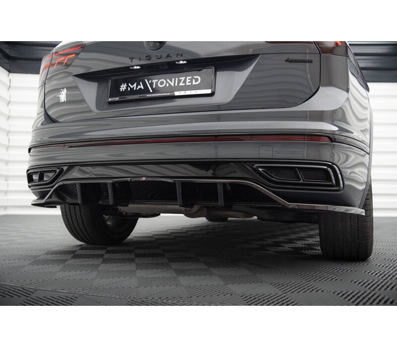 Central Rear Splitter for Volkswagen Tiguan MK2 Facelift R line